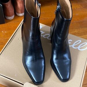 Madewell block-heel boots size 7